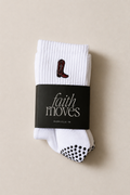 Cowboy Cross Midi Crew Grip Socks